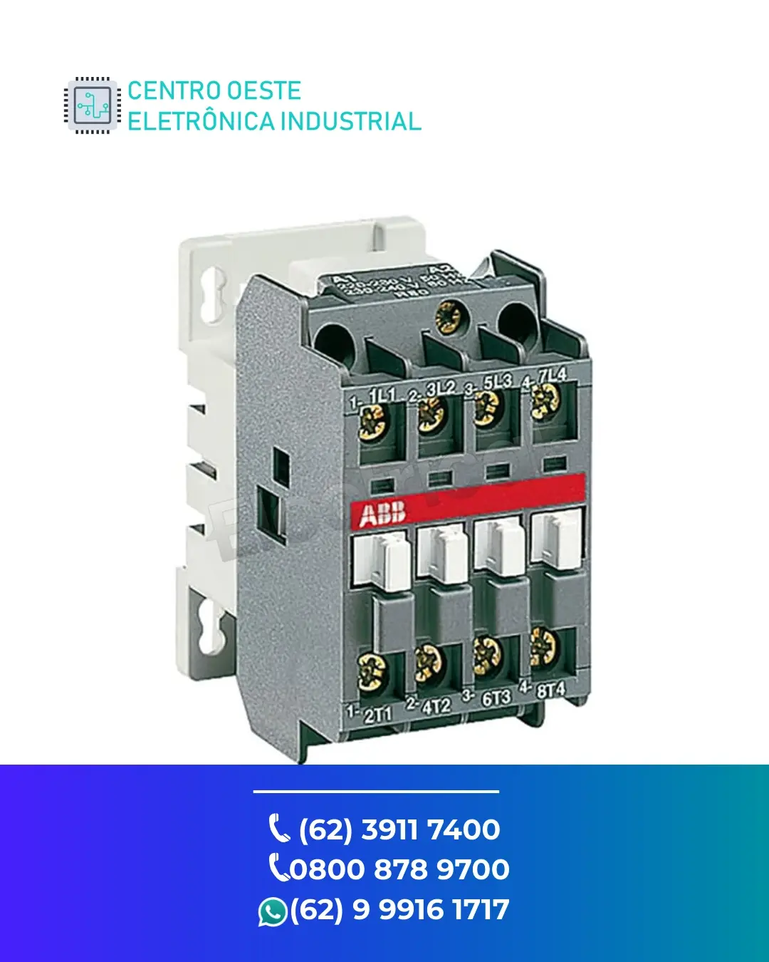 ASSISTÊNCIA TÉCNICA CONTATOR ABB A16 BRASIL
