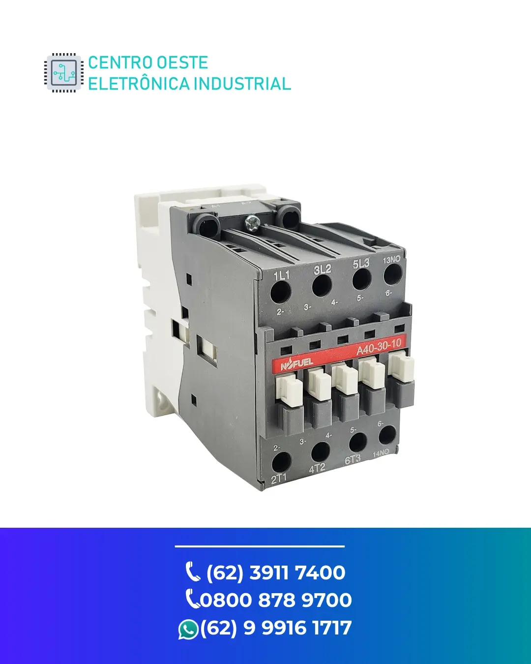 ASSISTÊNCIA TÉCNICA CONTATOR ABB A40 BRASIL