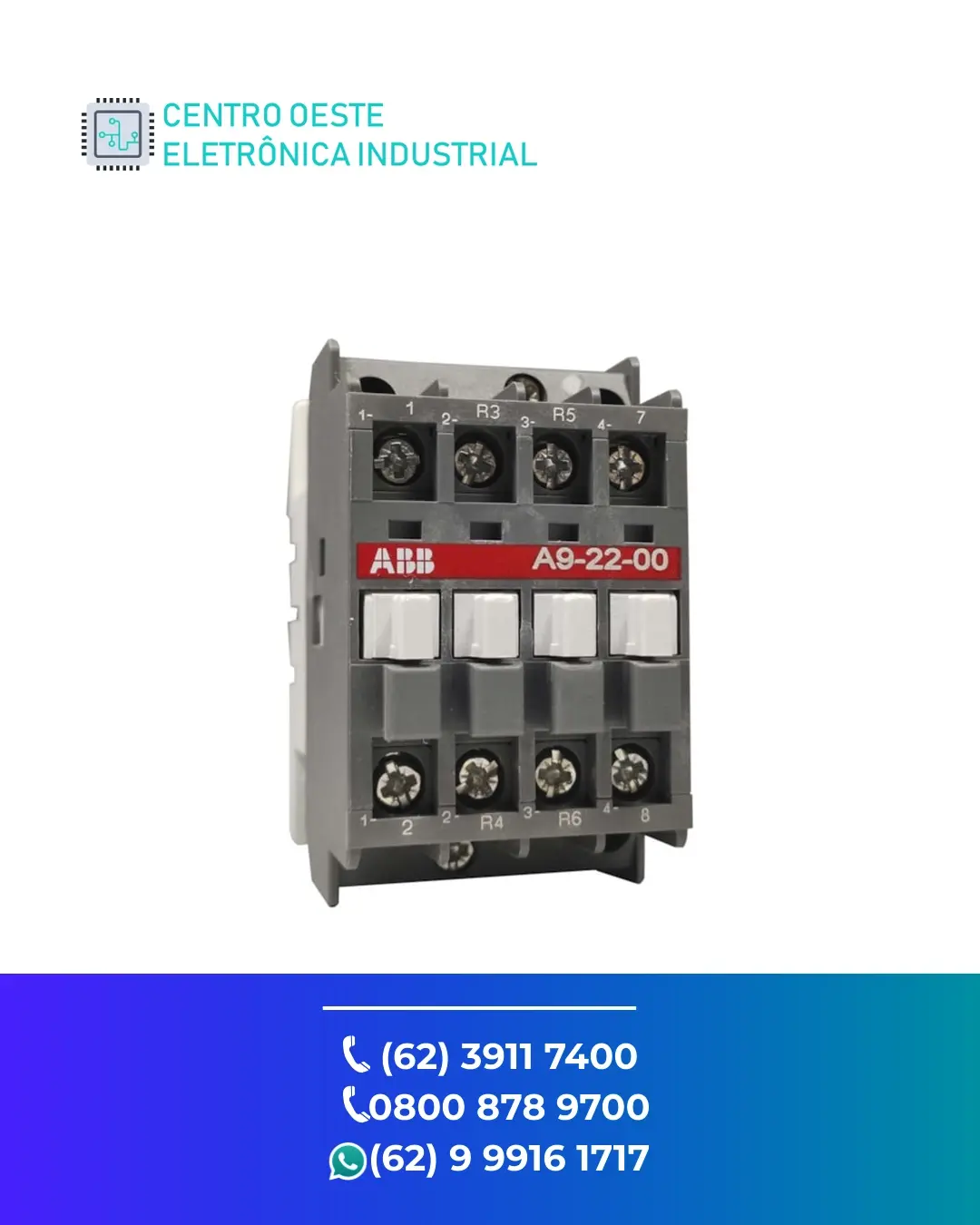 ASSISTÊNCIA TÉCNICA CONTATOR ABB A9 BRASIL