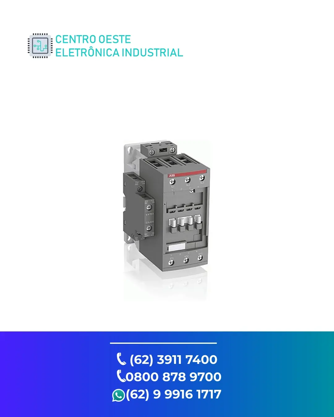 ASSISTÊNCIA TÉCNICA CONTATOR ABB AF52 BRASIL