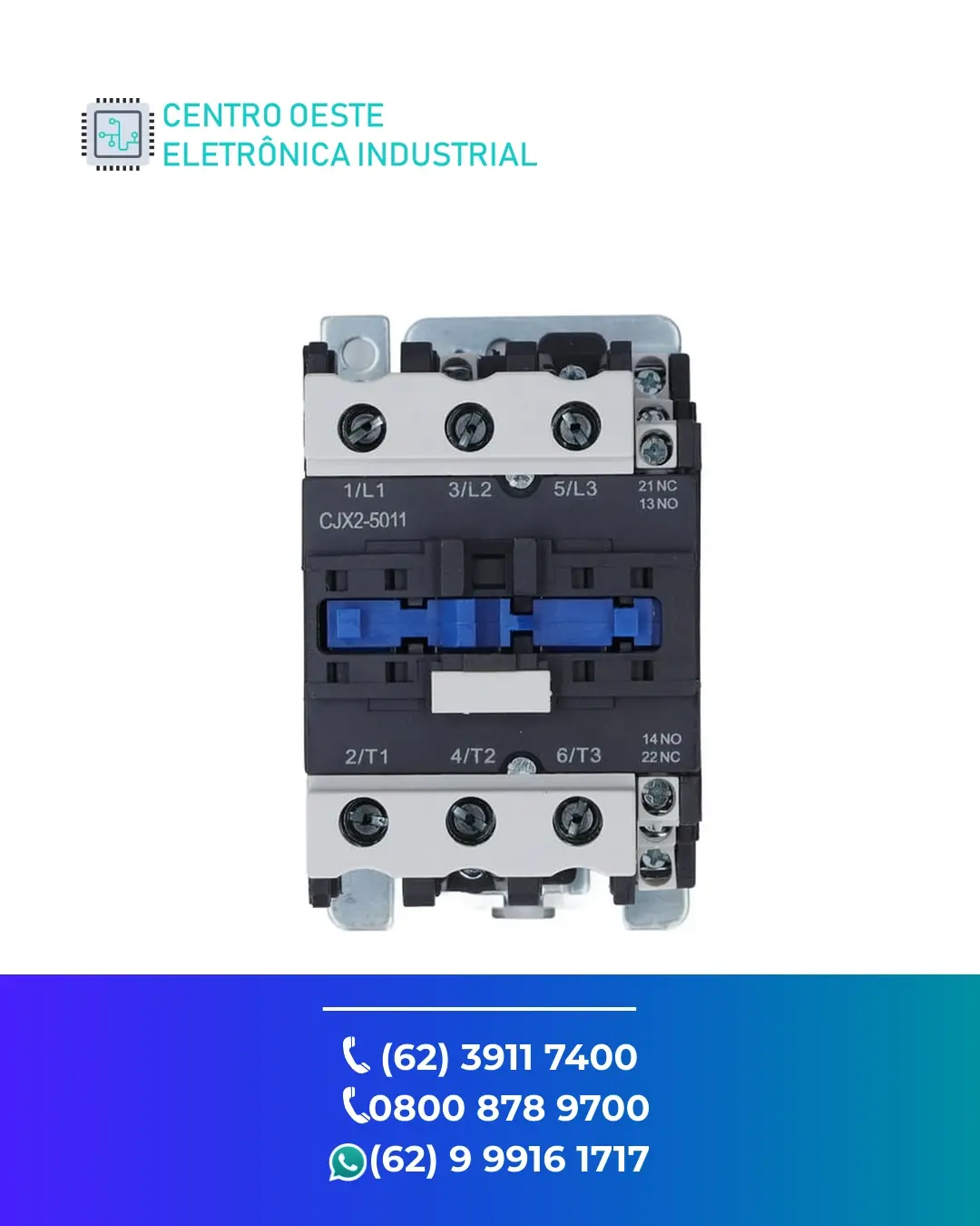 ASSISTÊNCIA TÉCNICA CONTATOR CONTROL TECHNIQUES INDUSTRIAL CONTACTOR GOIÁS