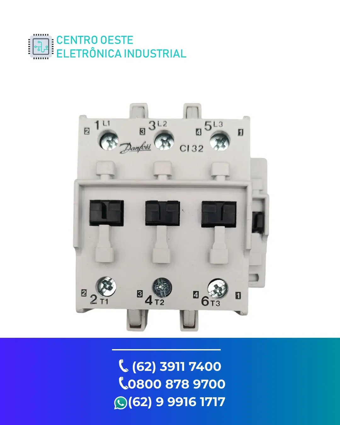 ASSISTÊNCIA TÉCNICA CONTATOR DANFOSS CI32 BRASIL