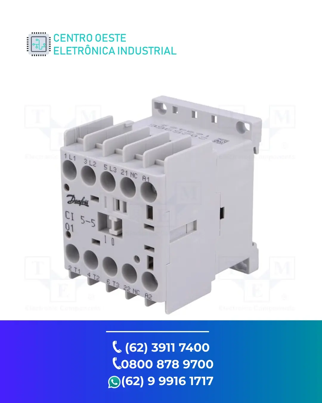 ASSISTÊNCIA TÉCNICA CONTATOR DANFOSS CI5 GOIANIA