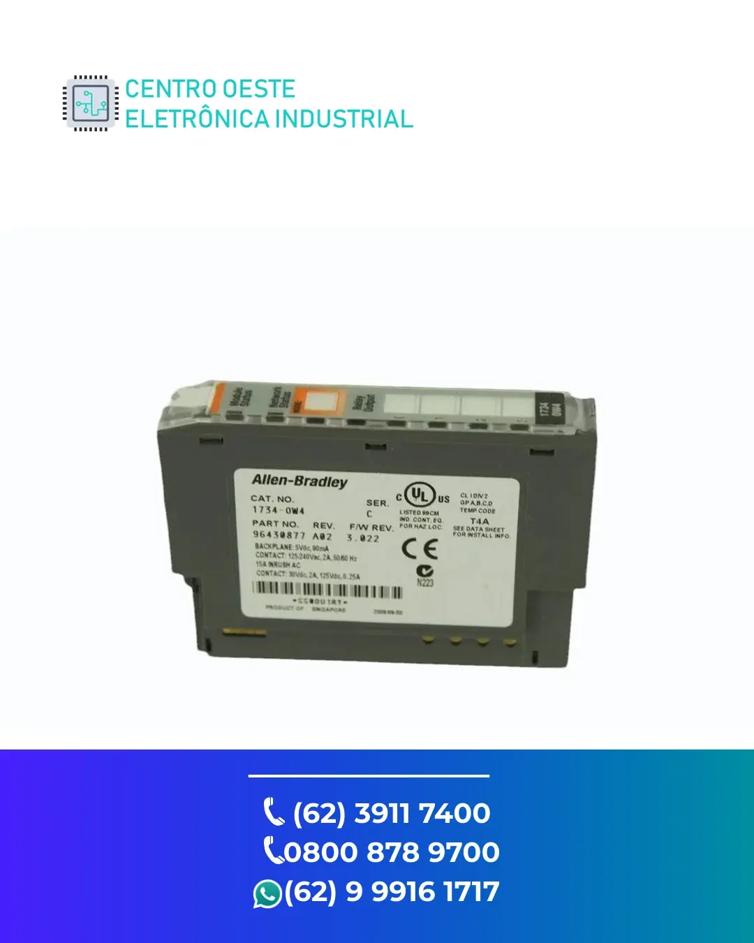 REPARO IO REMOTO ALLEN BRADLEY ARMORPOINT IO BRASIL
