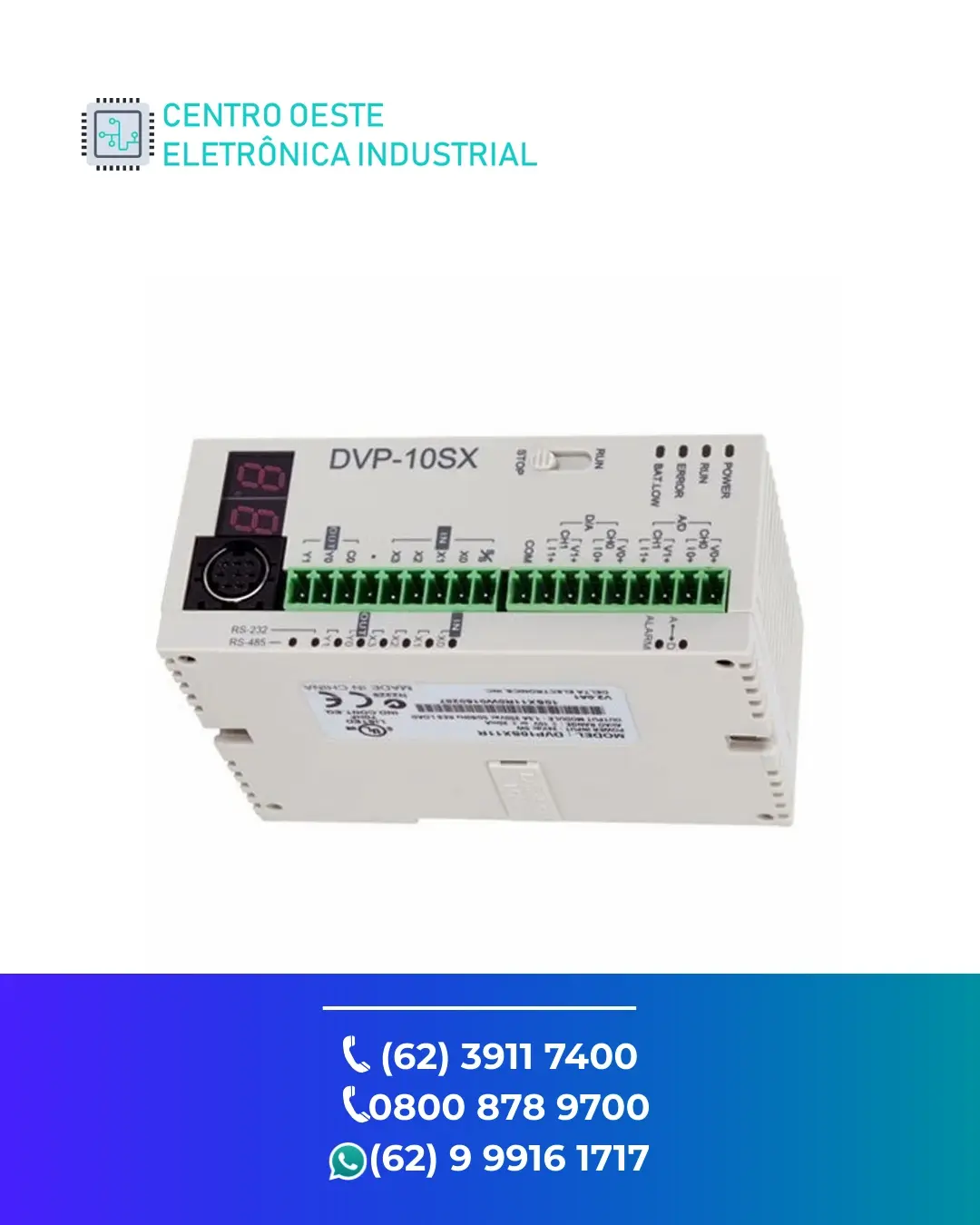 REPARO IO REMOTO DELTA DVP SLIM GOIÁS