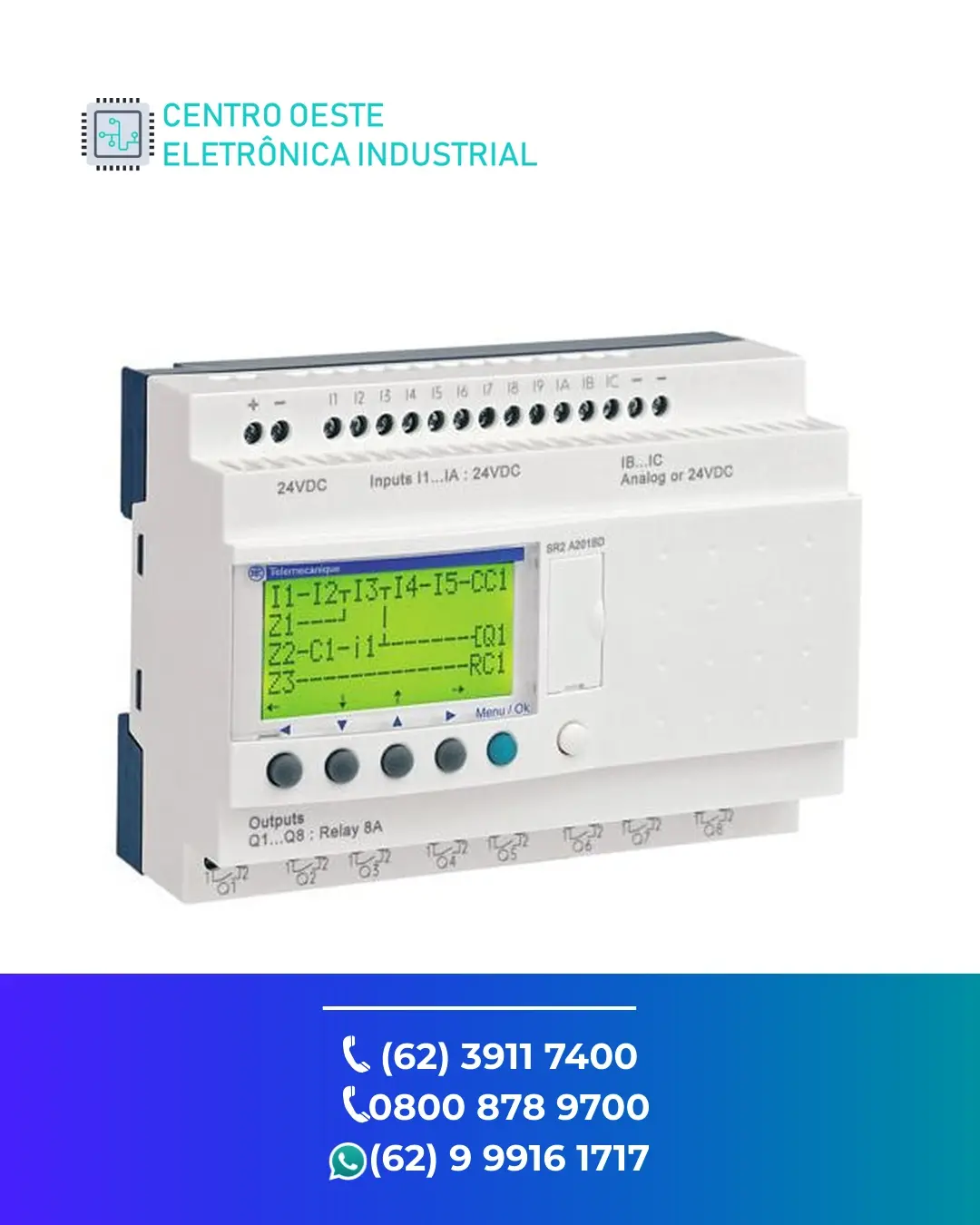 REPARO PLC SCHNEIDER ZELIO LOGIC BRASIL