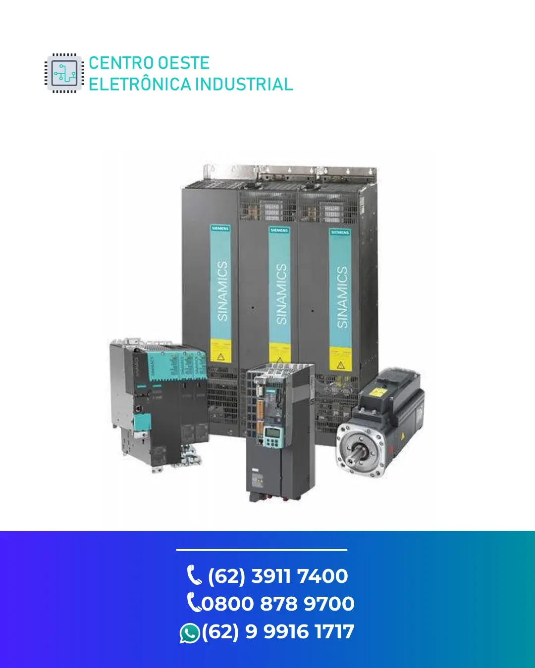 REPARO SERVO DRIVE SIEMENS SINAMICS S120 BRASIL