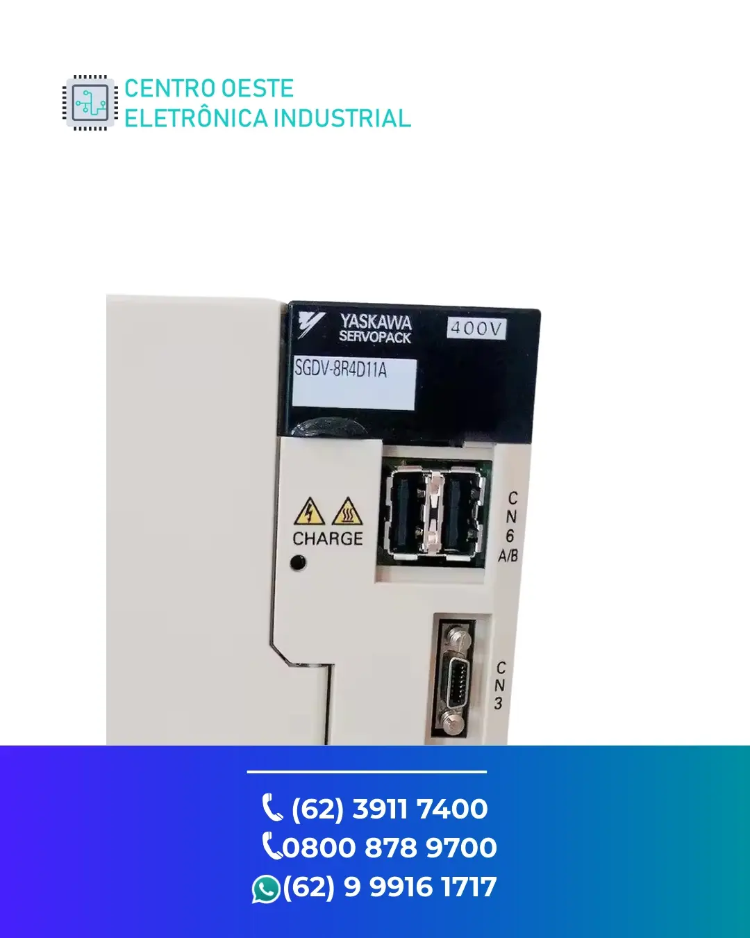 REPARO SERVO DRIVE YASKAWA SIGMA V GOIANIA