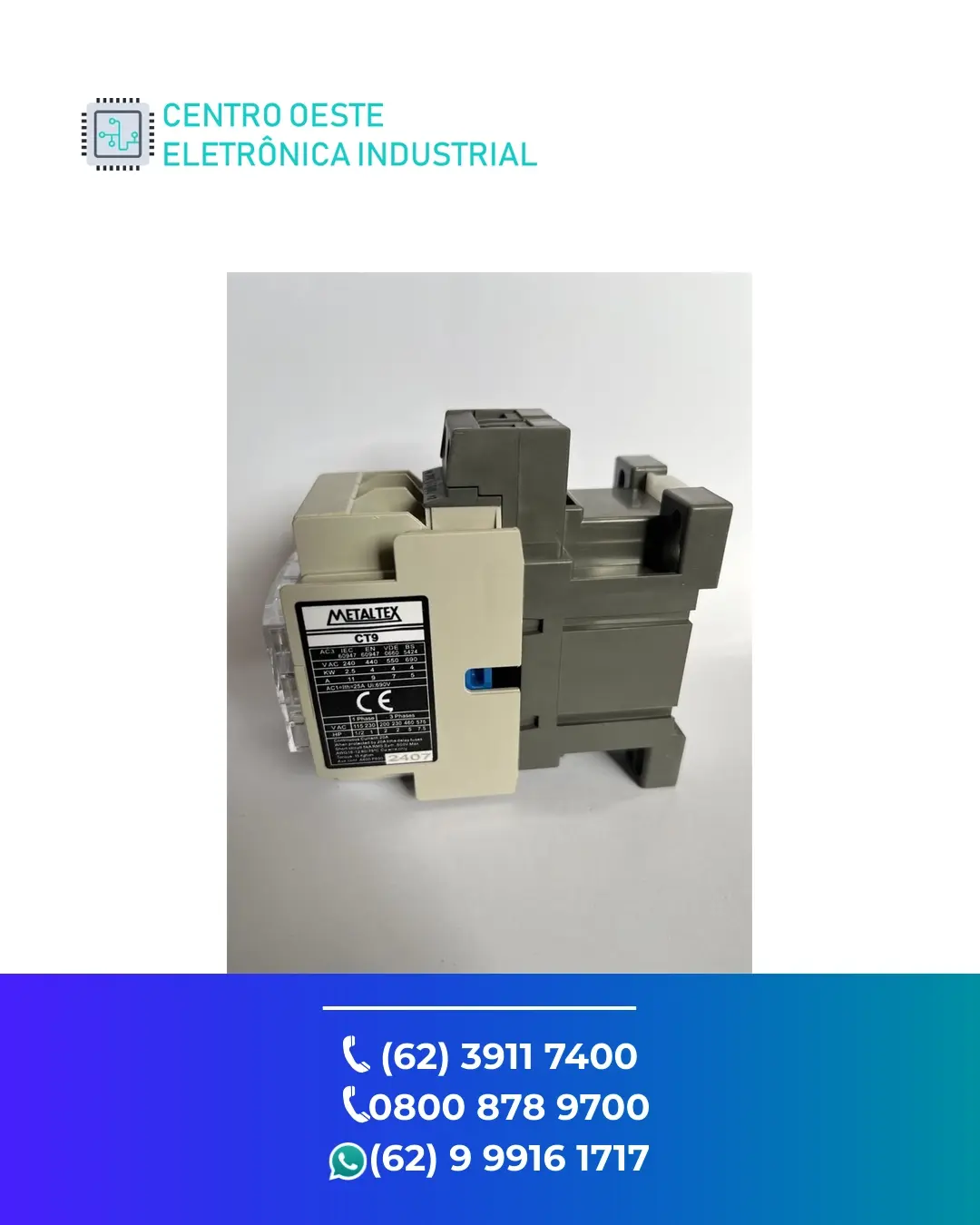 SUPORTE TÉCNICO CONTATOR DELTA CNF BRASIL