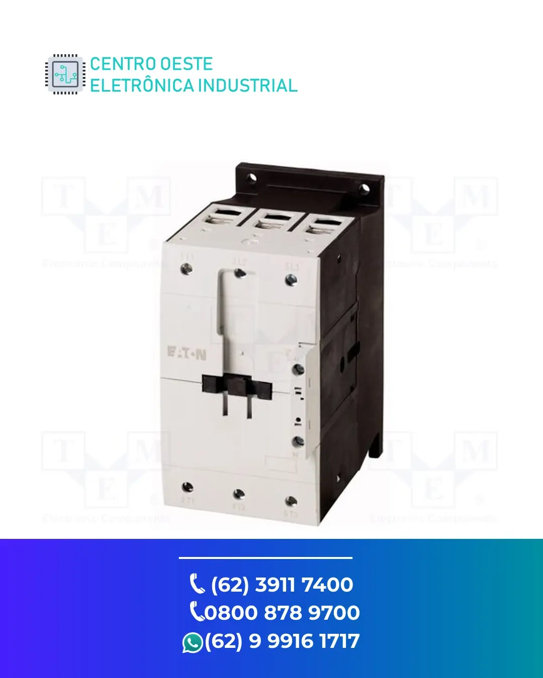 SUPORTE TÉCNICO CONTATOR EATON DILM170 GOIÁS