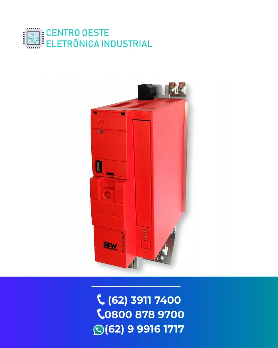 SUPORTE TÉCNICO INVERSOR SEW EURODRIVE MOVI C CONVERTER GOIÁS