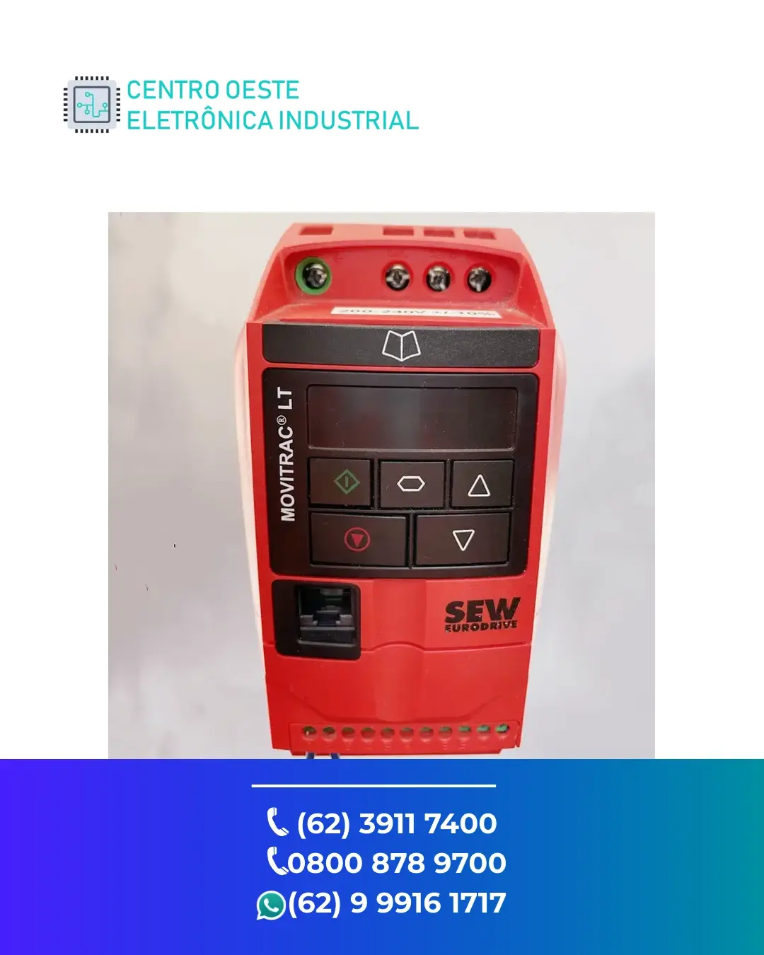 SUPORTE TÉCNICO INVERSOR SEW EURODRIVE MOVI C GOIÁS