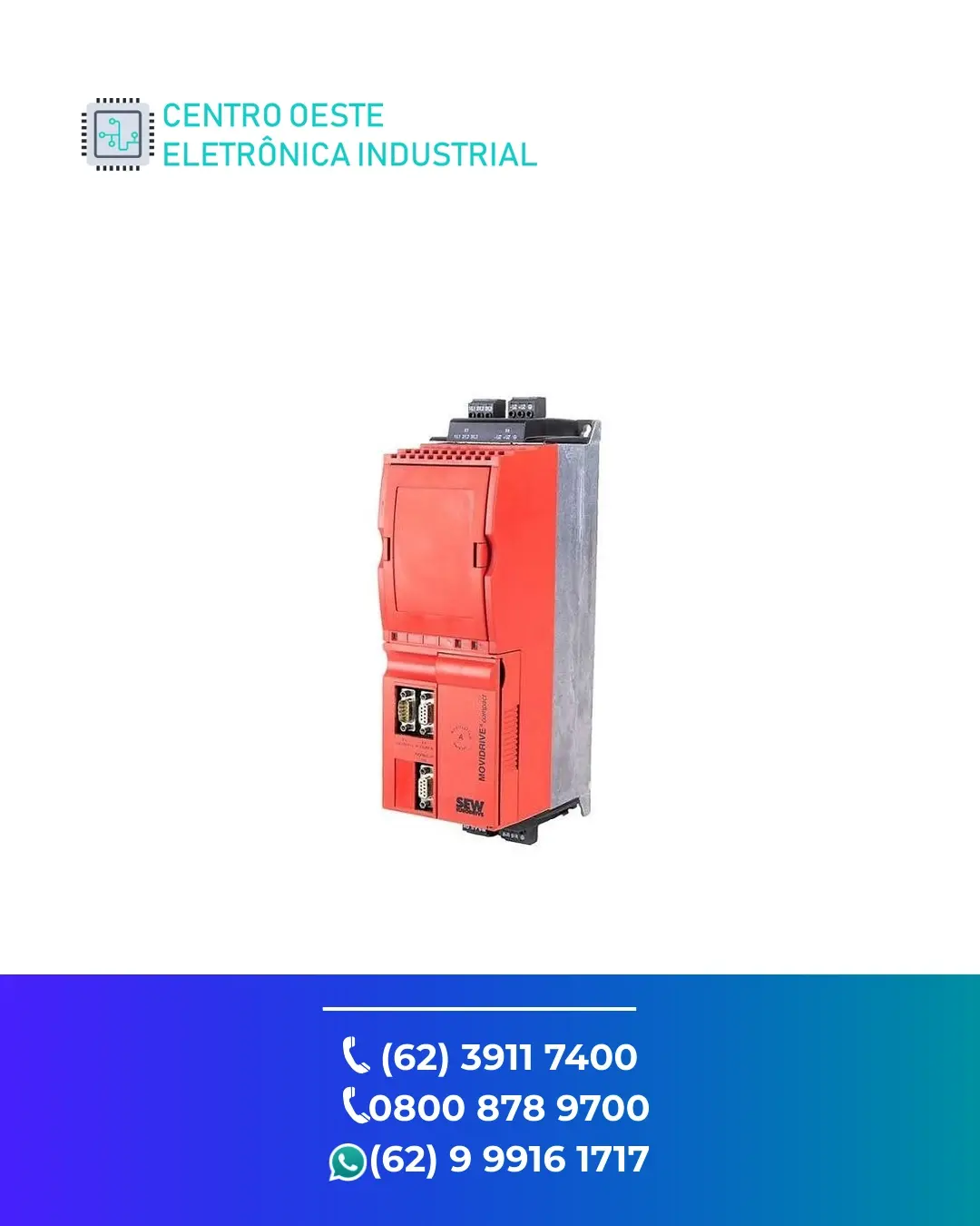 SUPORTE TÉCNICO INVERSOR SEW EURODRIVE MOVIDRIVE COMPACT GOIÁS