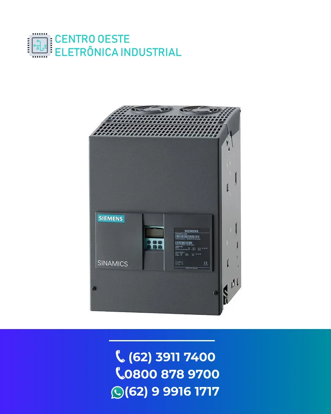 SUPORTE TÉCNICO INVERSOR SIEMENS SINAMICS DCM BRASIL