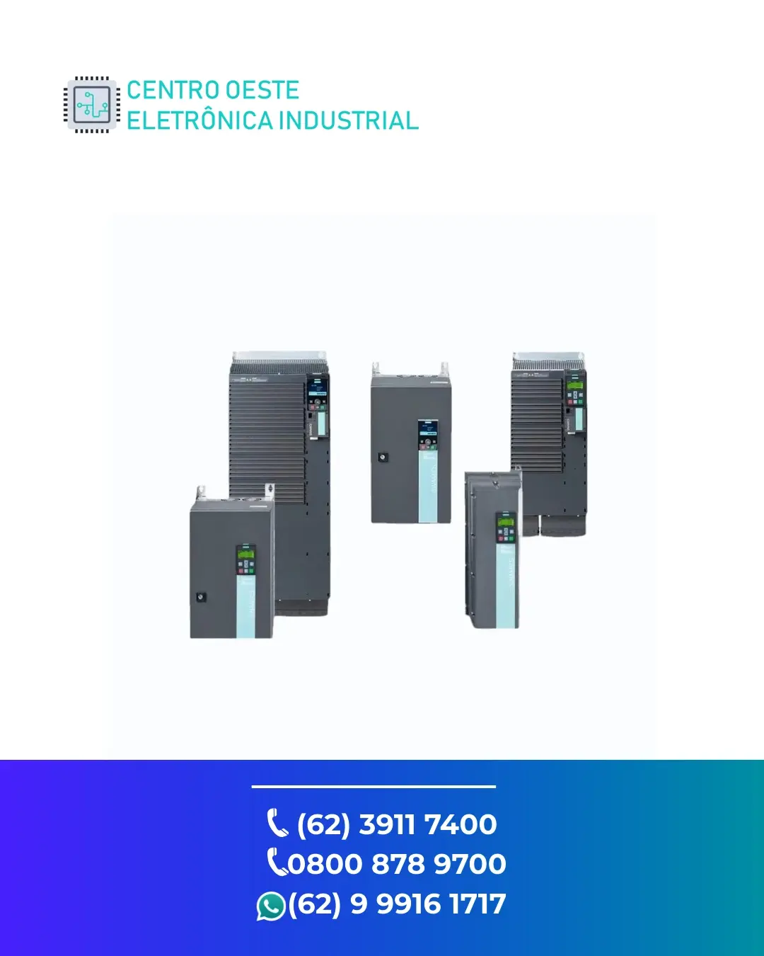 SUPORTE TÉCNICO INVERSOR SIEMENS SINAMICS G150 GOIANIA