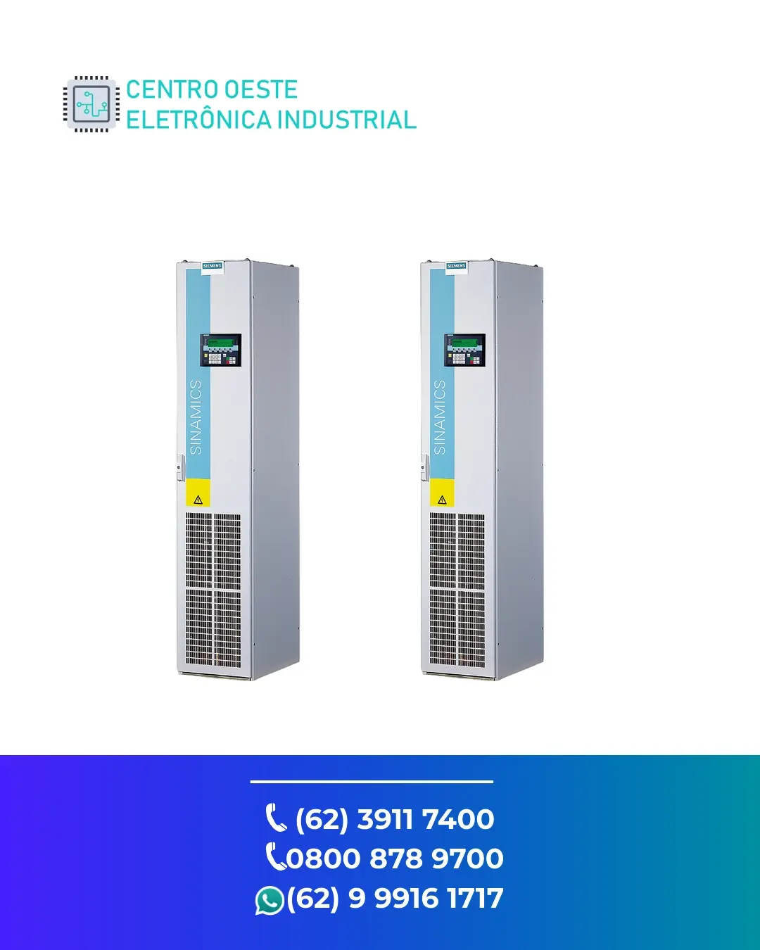 SUPORTE TÉCNICO INVERSOR SIEMENS SINAMICS S150 GOIANIA