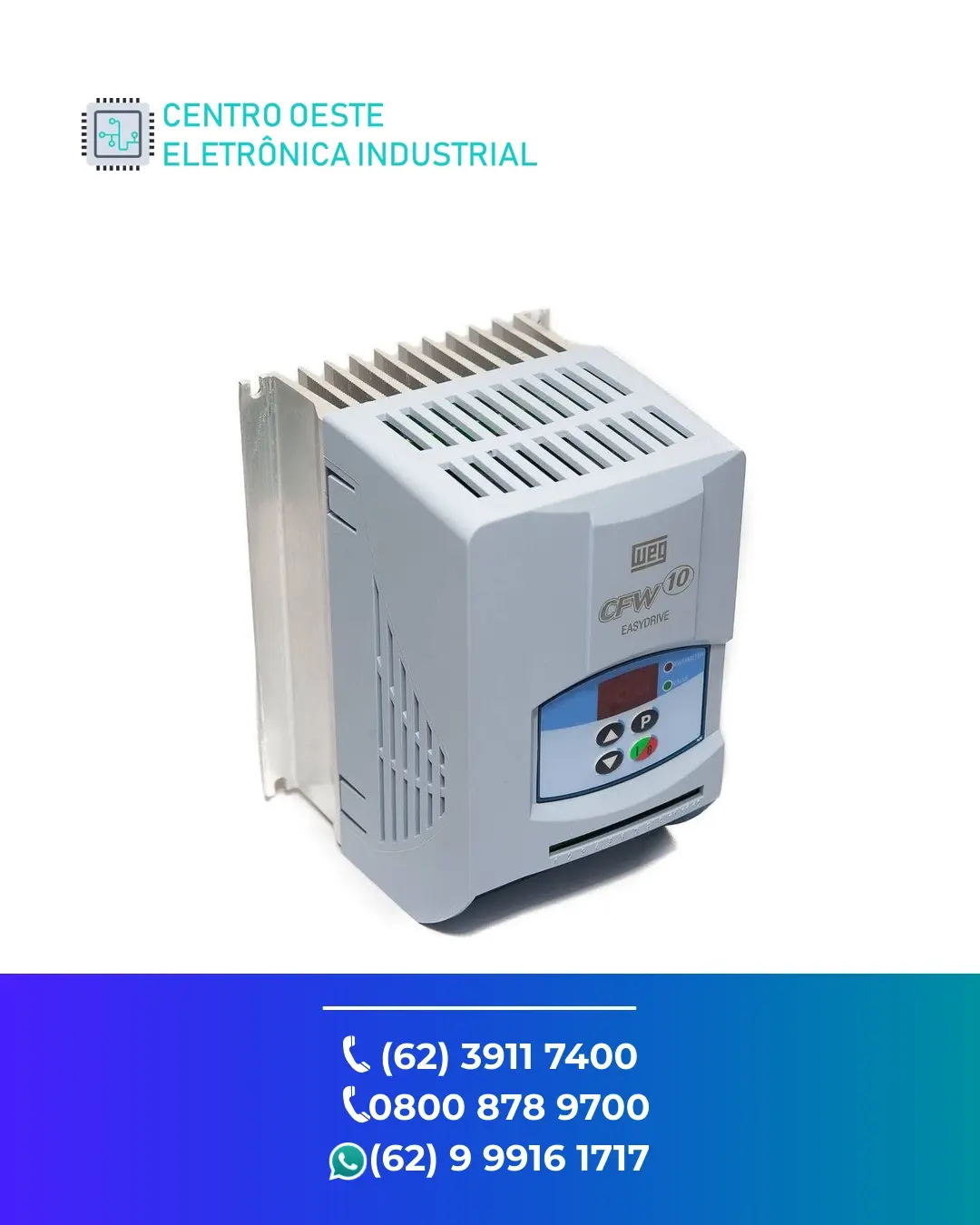 SUPORTE TÉCNICO INVERSOR WEG CFW10 GOIANIA