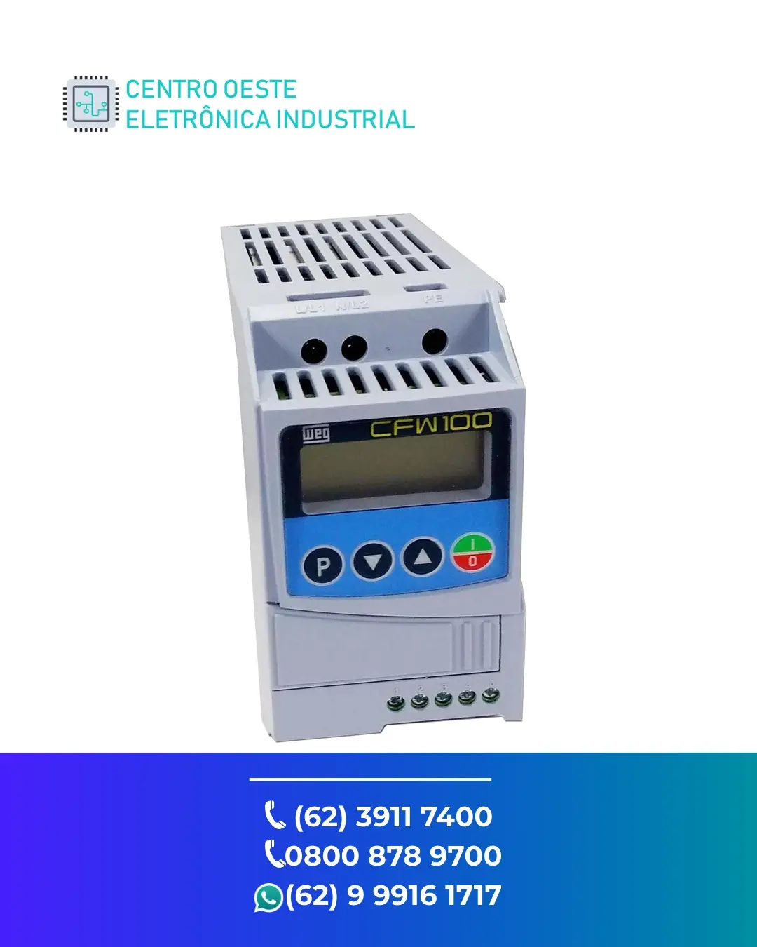 SUPORTE TÉCNICO INVERSOR WEG CFW100 GOIÁS