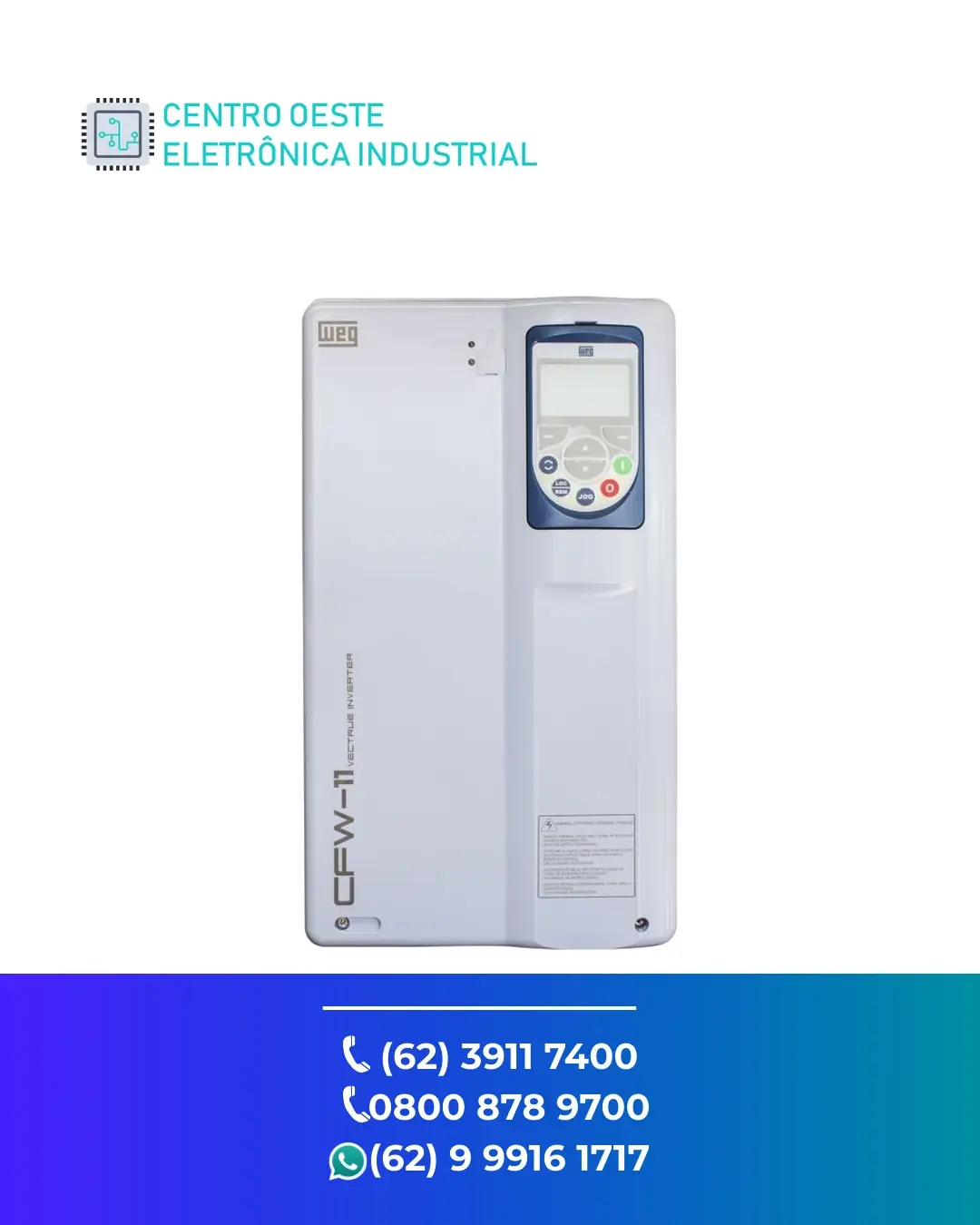 SUPORTE TÉCNICO INVERSOR WEG CFW11 GOIANIA