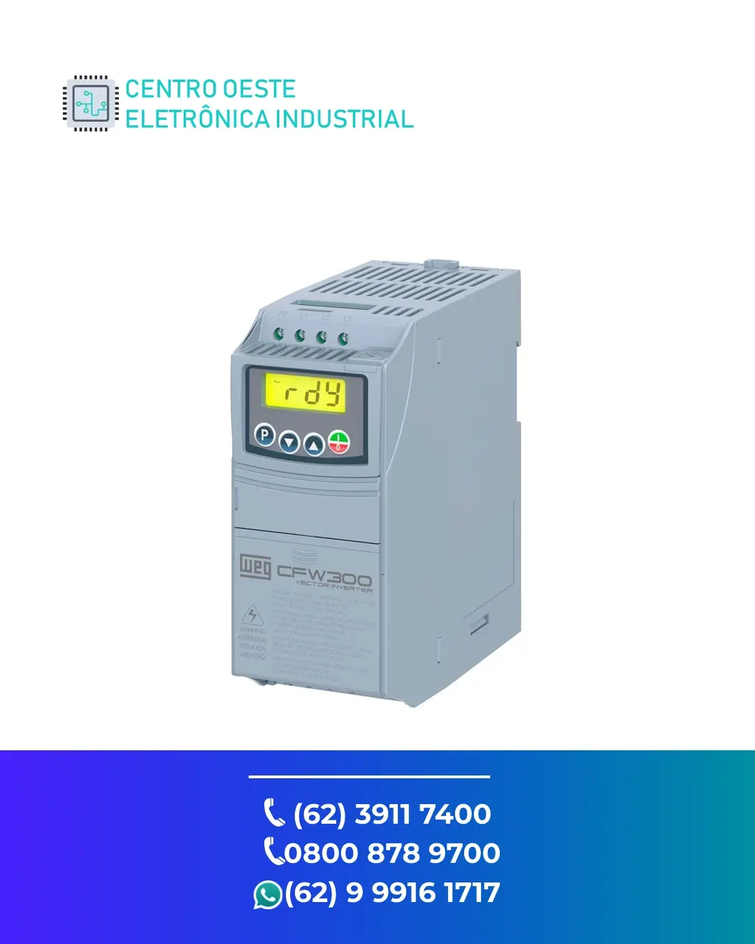SUPORTE TÉCNICO INVERSOR WEG CFW300 BRASIL