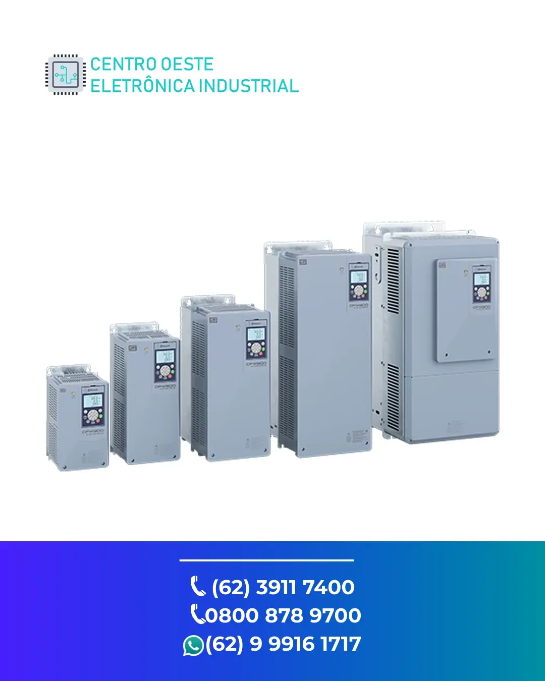SUPORTE TÉCNICO INVERSOR WEG CFW900 GOIANIA