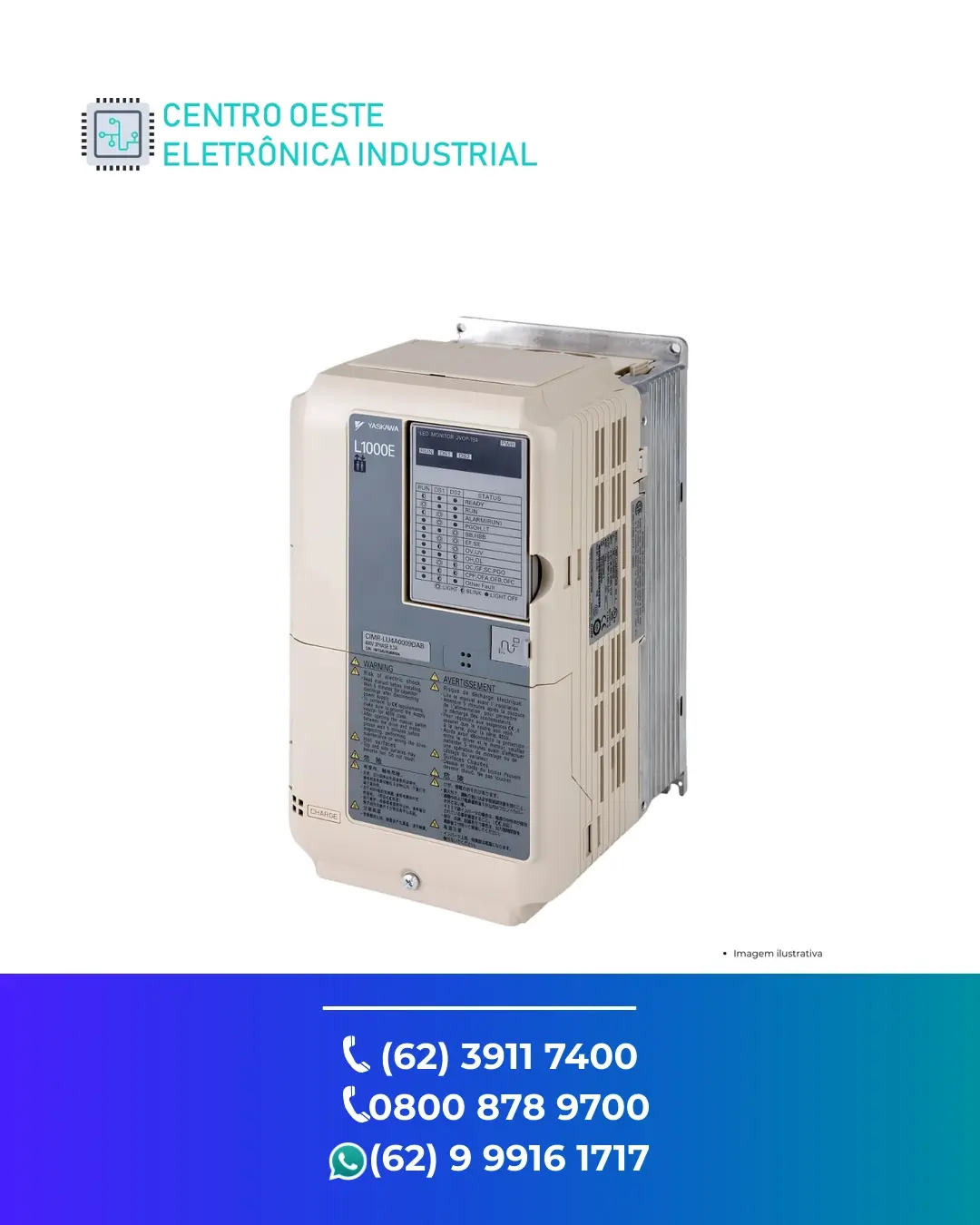 SUPORTE TÉCNICO INVERSOR YASKAWA CIMR JC GOIÁS