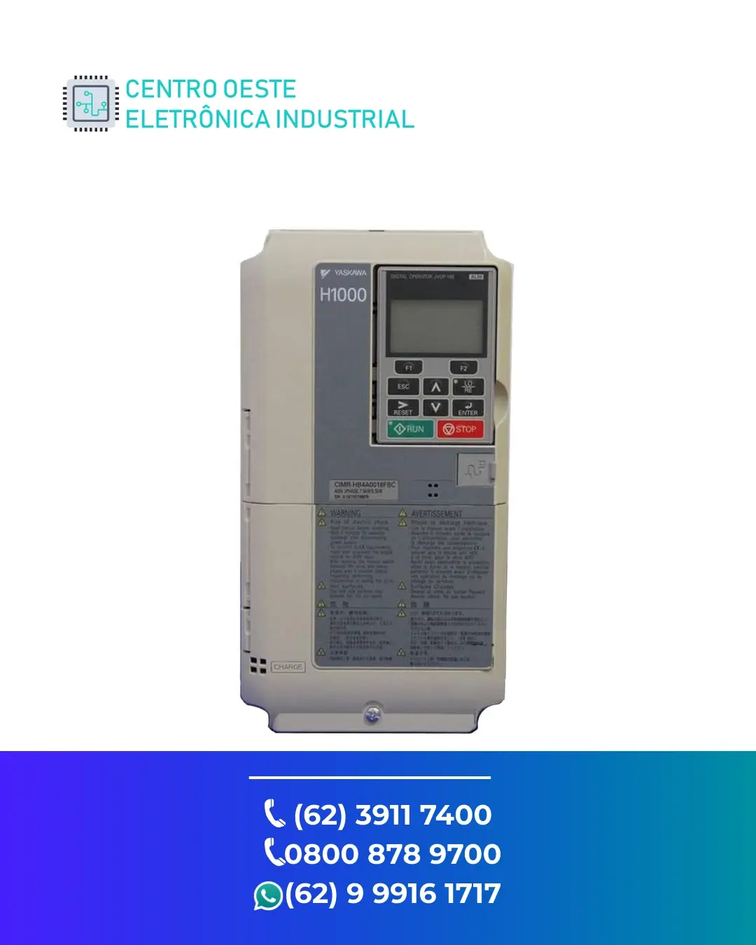 SUPORTE TÉCNICO INVERSOR YASKAWA H1000 BRASIL