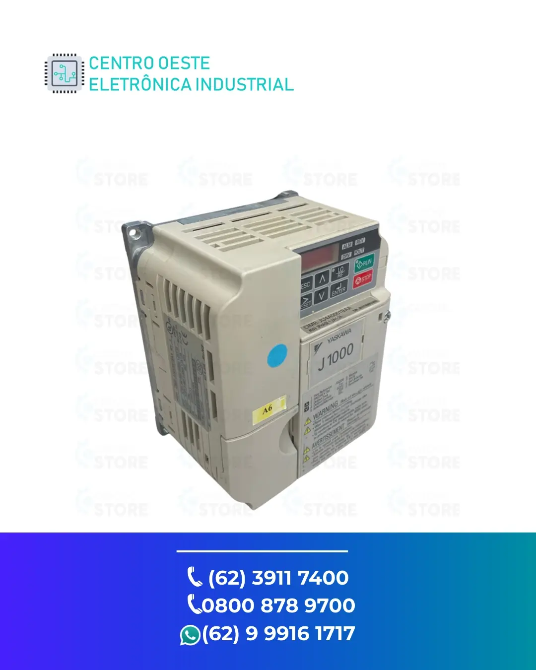 SUPORTE TÉCNICO INVERSOR YASKAWA J1000 GOIÁS