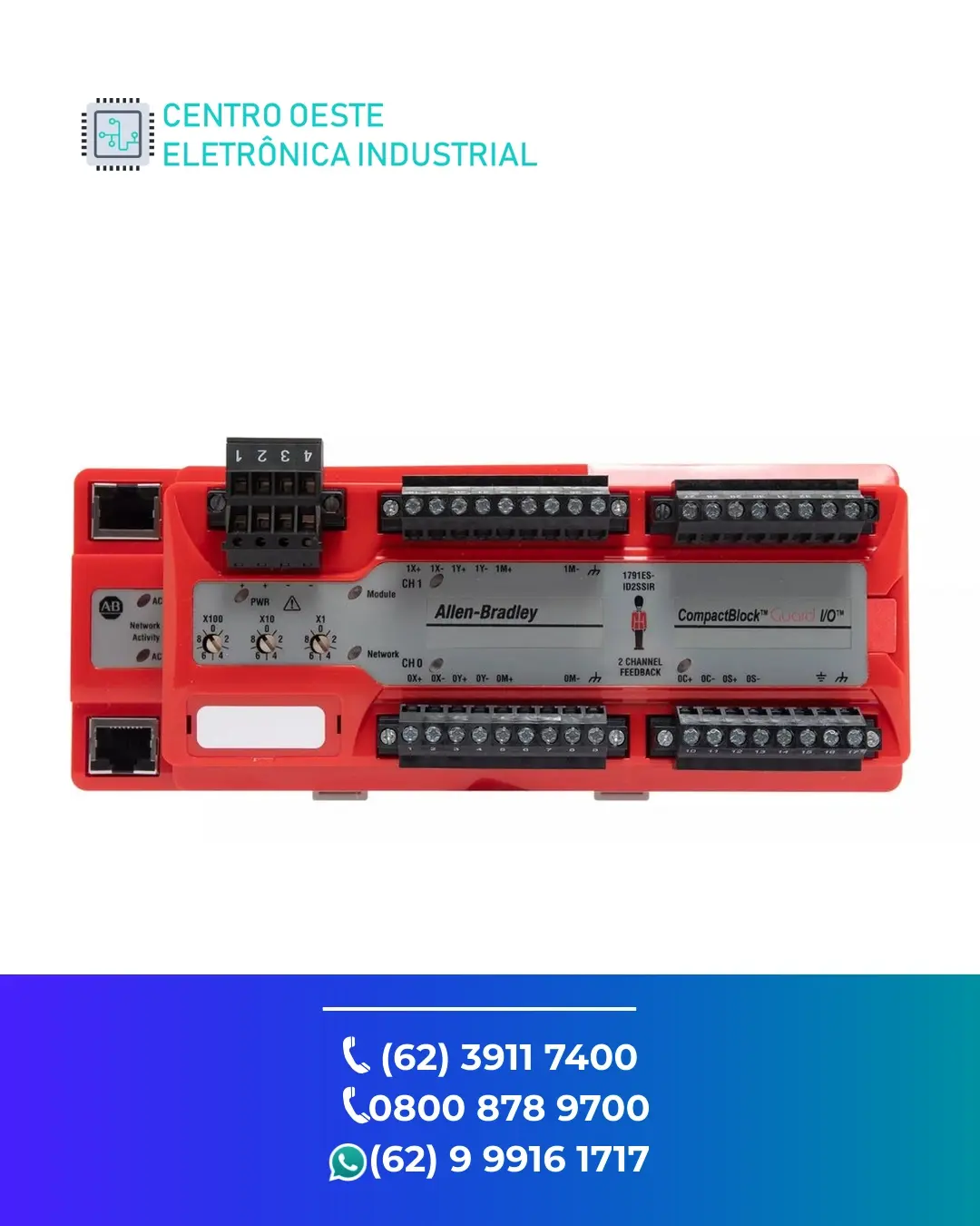 SUPORTE TÉCNICO IO REMOTO ALLEN BRADLEY COMPACT IO GOIÁS