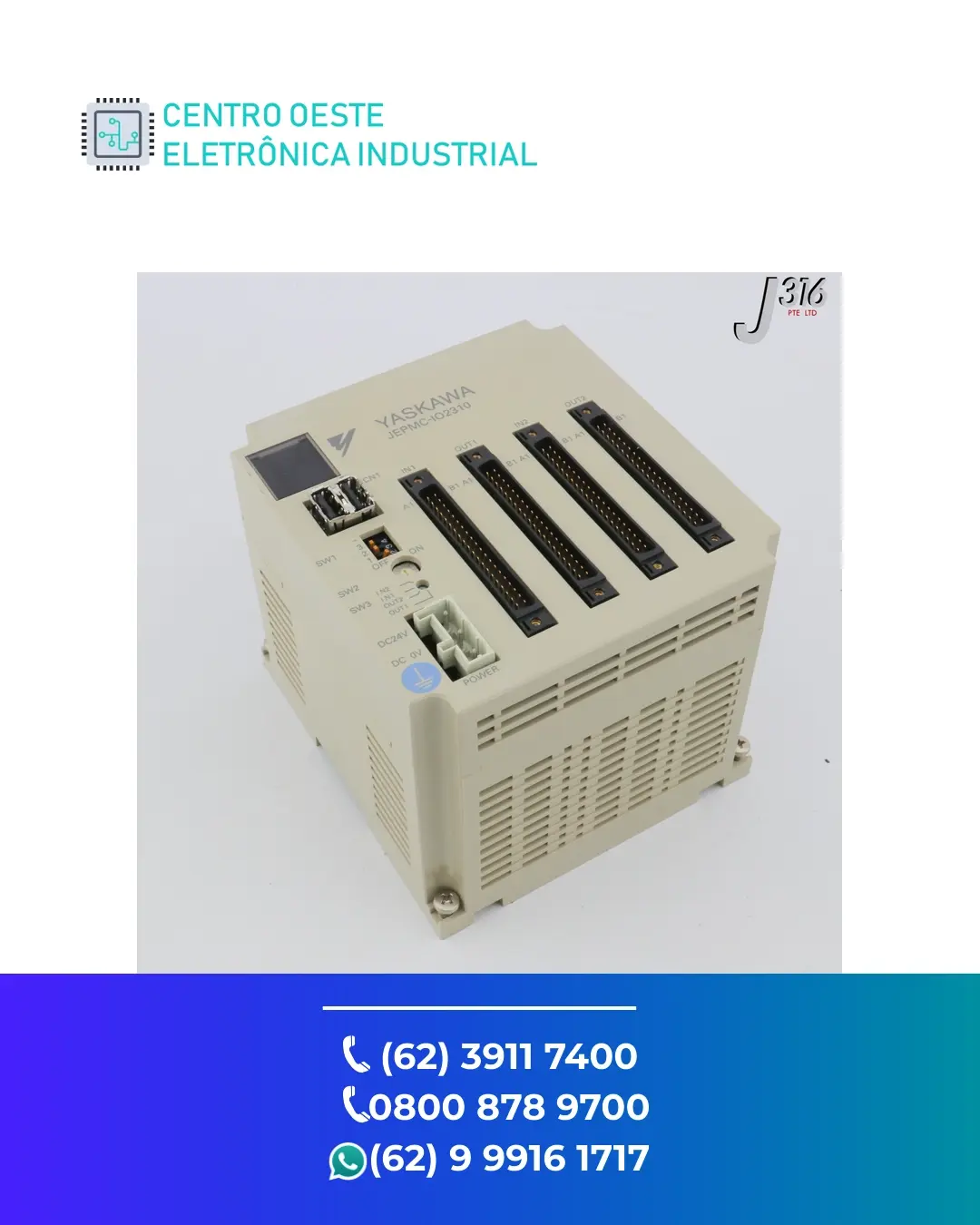 SUPORTE TÉCNICO IO REMOTO YASKAWA REMOTE IO GOIANIA