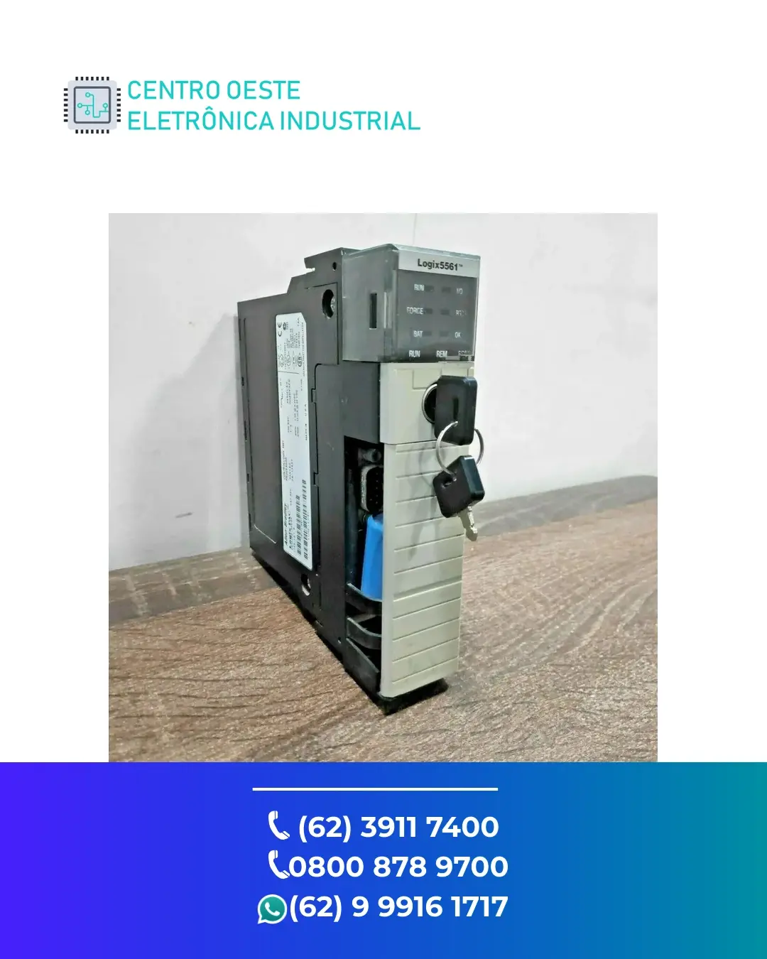 SUPORTE TÉCNICO PLC ALLEN BRADLEY CONTROLLOGIX L61 BRASIL