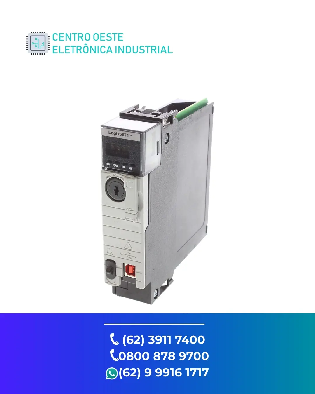 SUPORTE TÉCNICO PLC ALLEN BRADLEY CONTROLLOGIX L63 GOIANIA
