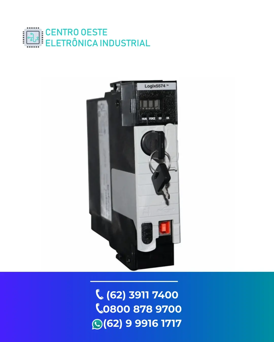SUPORTE TÉCNICO PLC ALLEN BRADLEY CONTROLLOGIX L72 GOIÁS