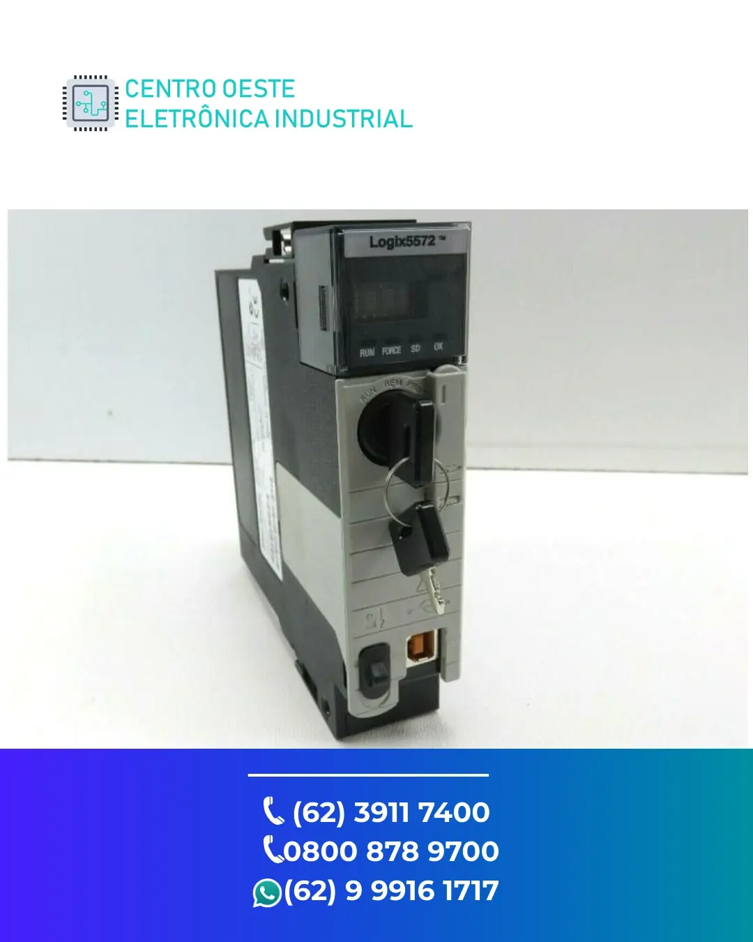 SUPORTE TÉCNICO PLC ALLEN BRADLEY CONTROLLOGIX L81 GOIÁS