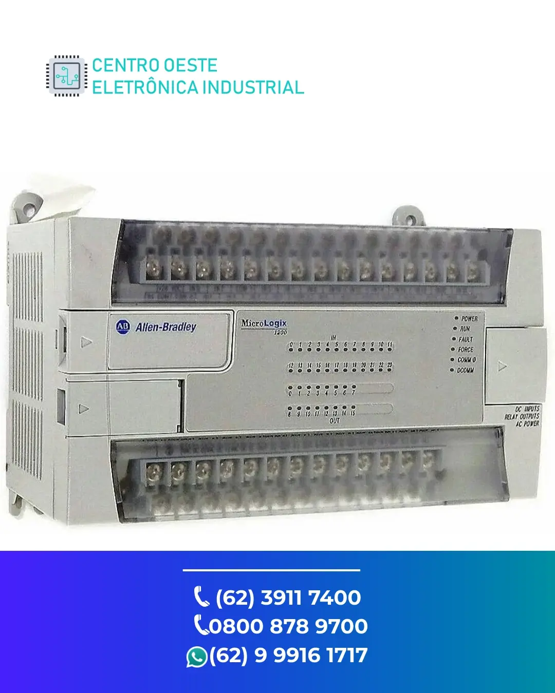 SUPORTE TÉCNICO PLC ALLEN BRADLEY MICROLOGIX 1200 BRASIL