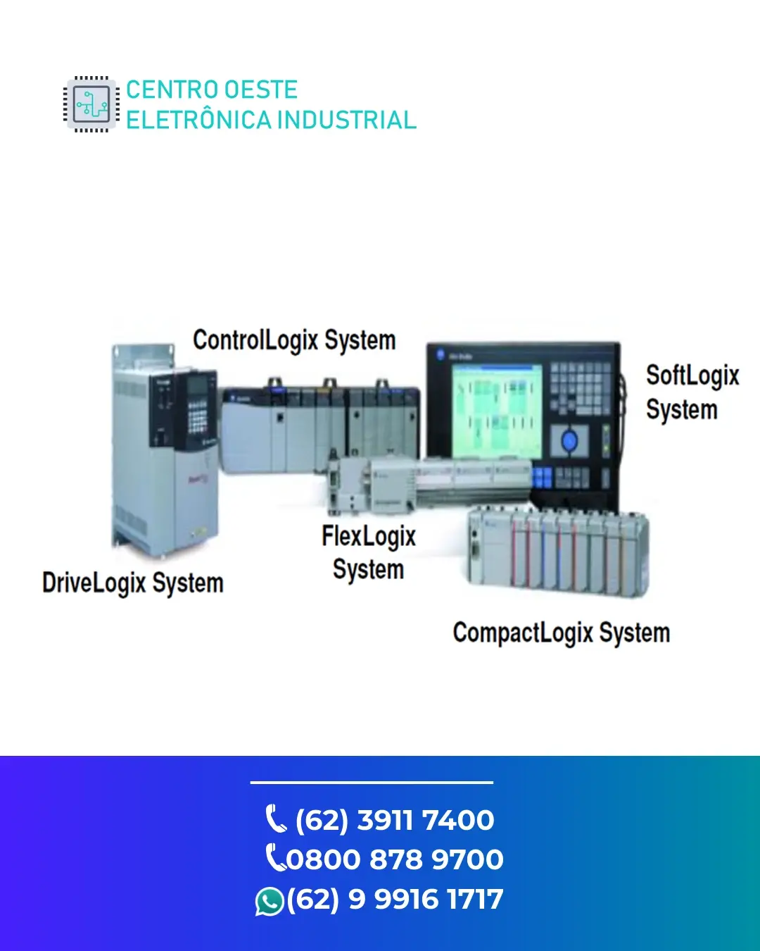 SUPORTE TÉCNICO PLC ALLEN BRADLEY SOFTLOGIX GOIANIA