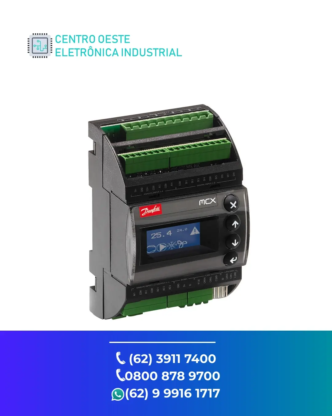 SUPORTE TÉCNICO PLC DANFOSS MCX06D GOIÁS