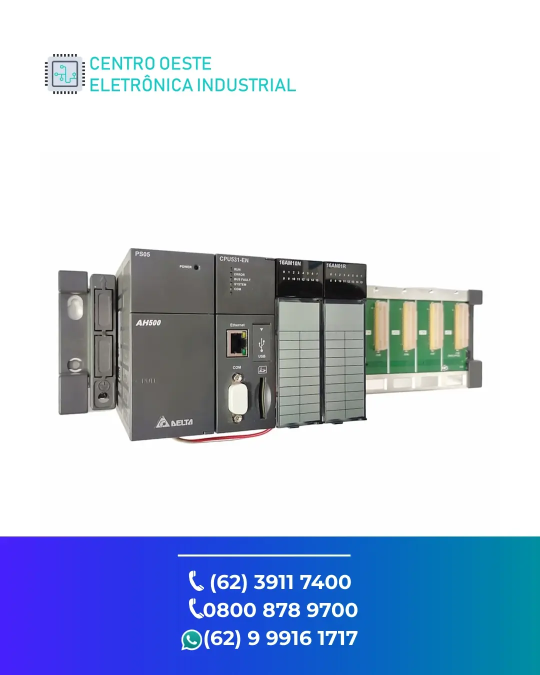 SUPORTE TÉCNICO PLC DELTA AH500 GOIANIA