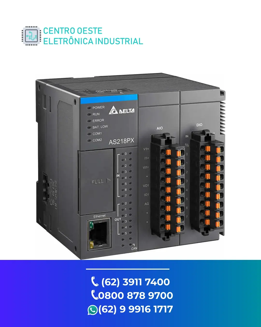 SUPORTE TÉCNICO PLC DELTA AS200 BRASIL