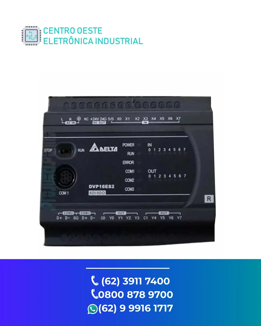 SUPORTE TÉCNICO PLC DELTA DVP EH3 BRASIL