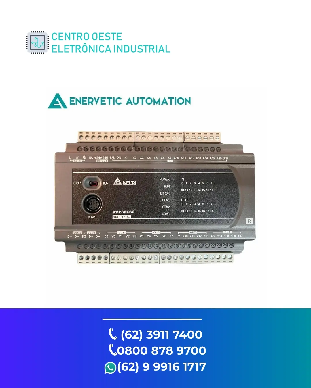 SUPORTE TÉCNICO PLC DELTA DVP EX2 BRASIL