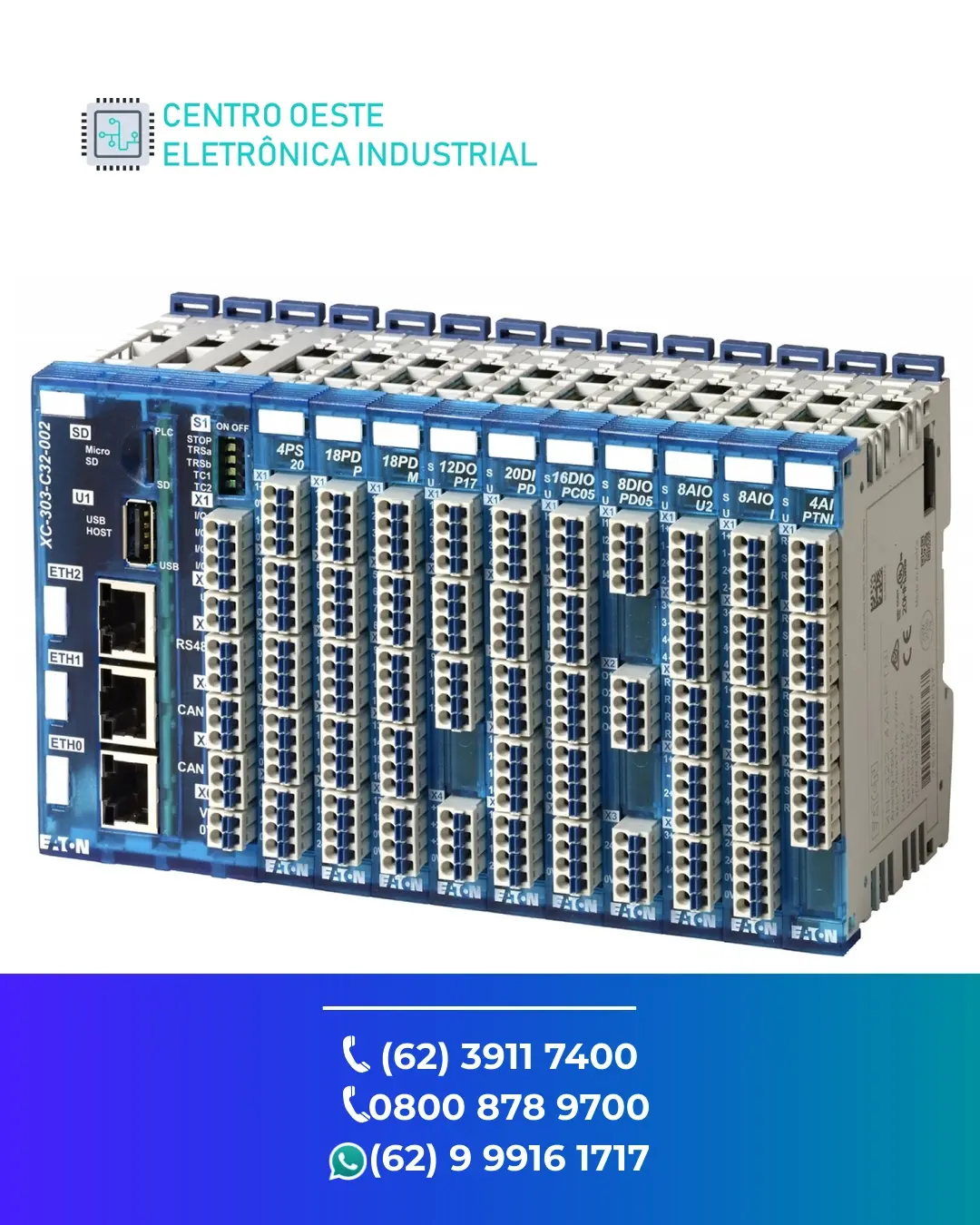 SUPORTE TÉCNICO PLC EATON XC300 GOIÁS