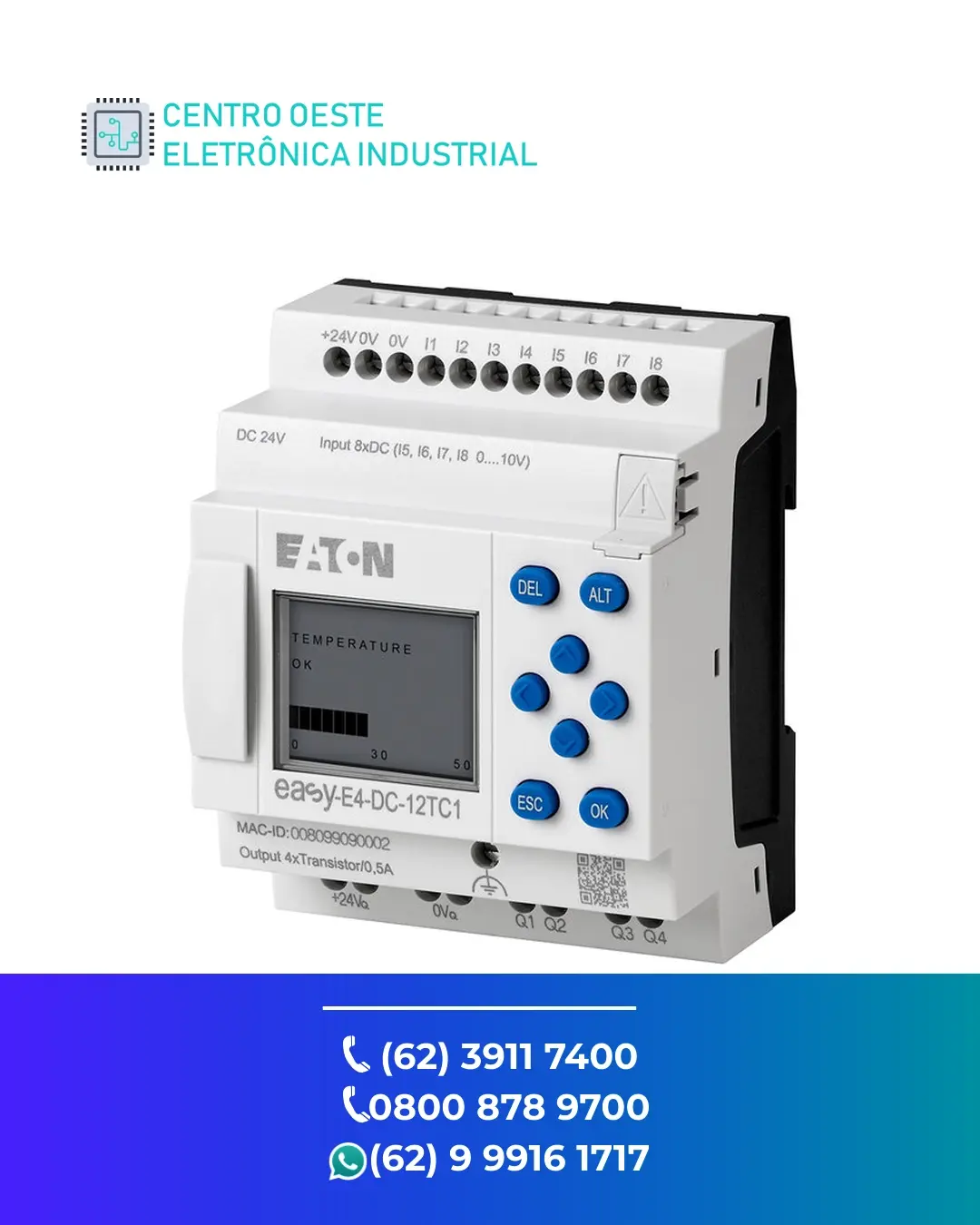 SUPORTE TÉCNICO PLC EATON XV300 GOIÁS