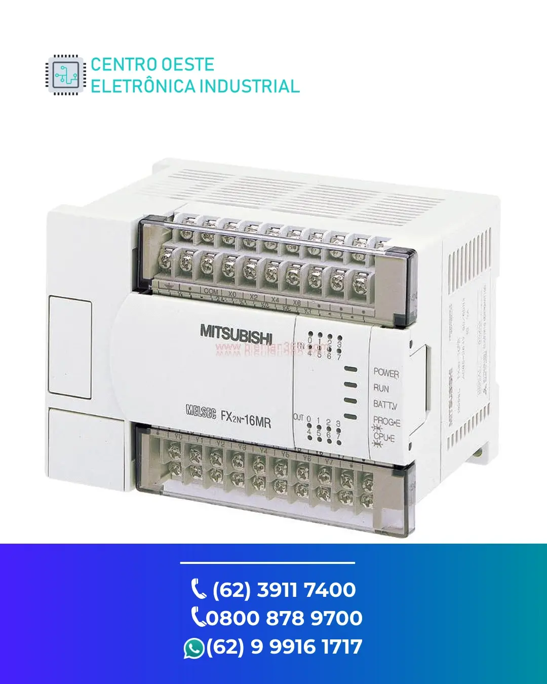 SUPORTE TÉCNICO PLC MITSUBISHI FX1N GOIANIA