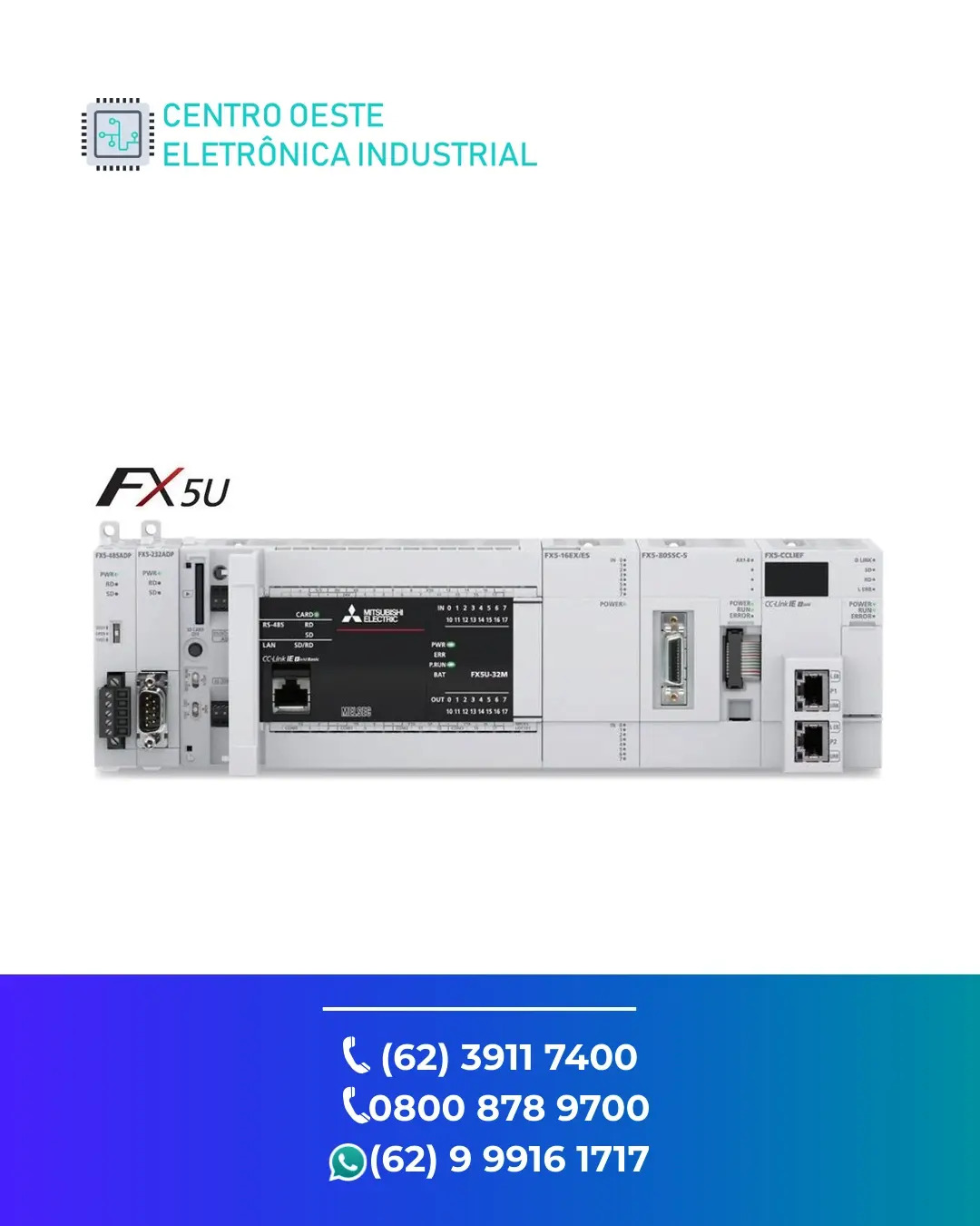 SUPORTE TÉCNICO PLC MITSUBISHI FX5U GOIANIA