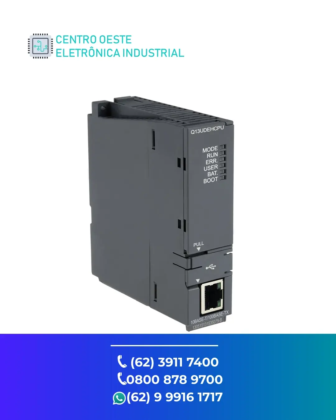 SUPORTE TÉCNICO PLC MITSUBISHI Q13 GOIANIA