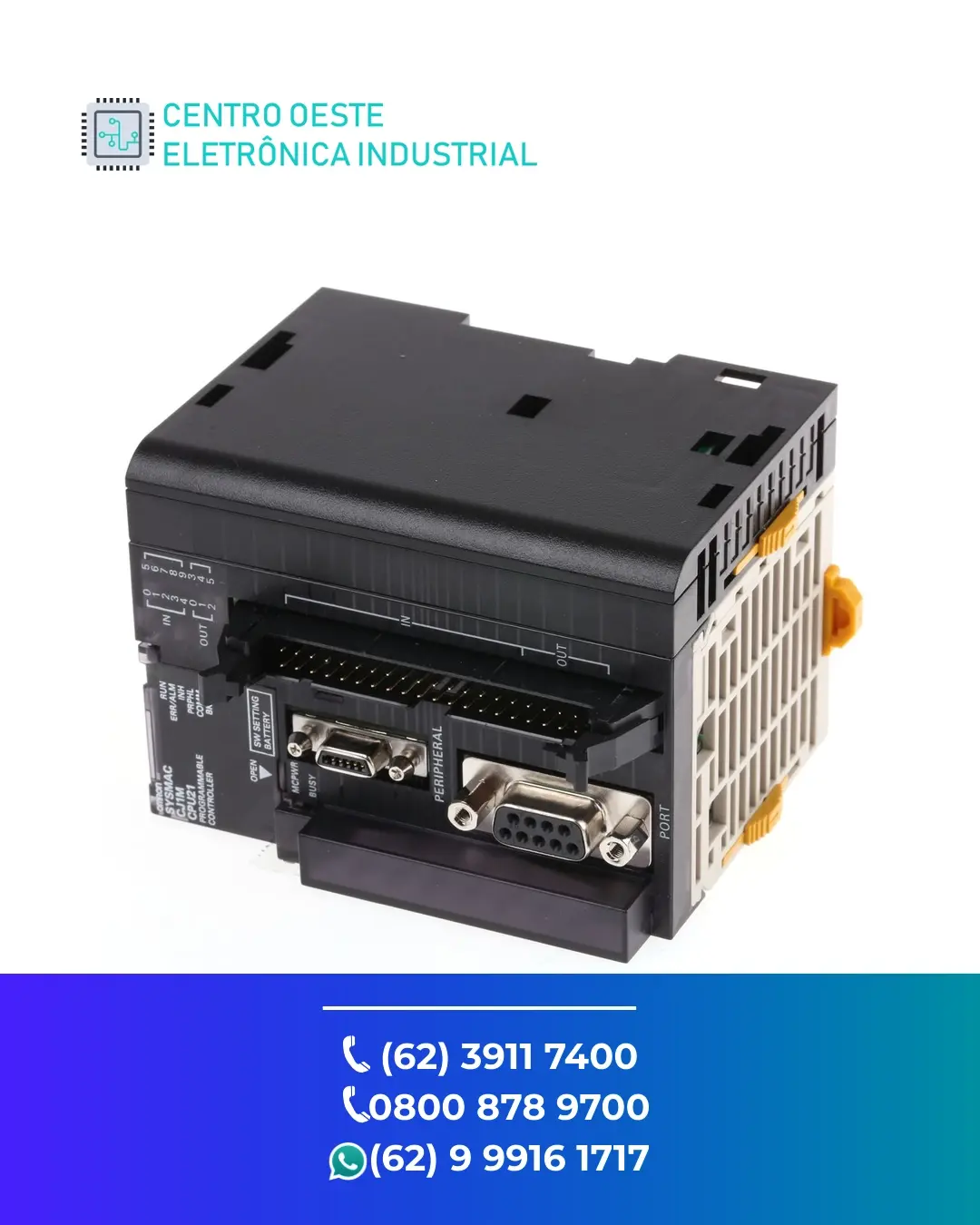 SUPORTE TÉCNICO PLC OMRON CJ1M GOIANIA