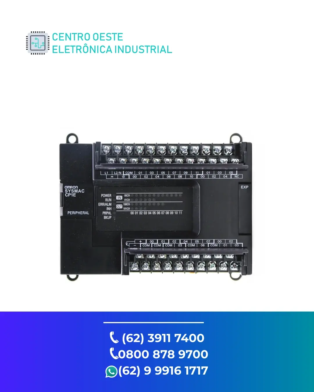SUPORTE TÉCNICO PLC OMRON CP1E GOIÁS