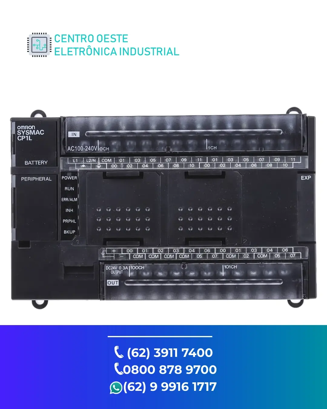 SUPORTE TÉCNICO PLC OMRON CP1L GOIÁS