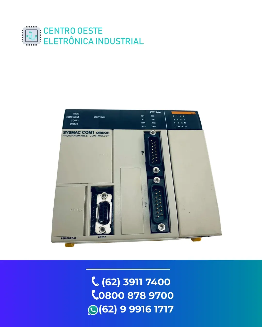 SUPORTE TÉCNICO PLC OMRON CQM1 GOIÁS